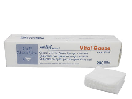 VitalGauze Non-Woven 4 Ply Sponges