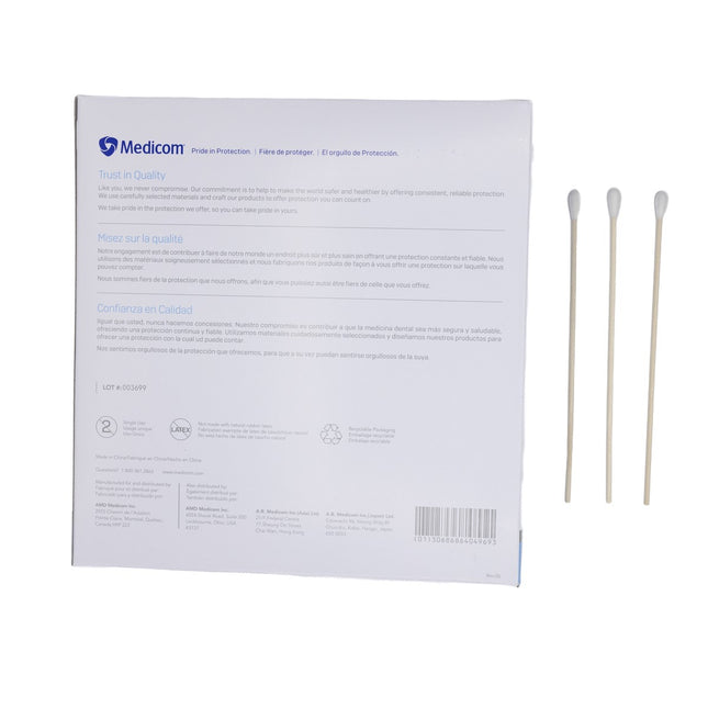 SafeBasics Cotton-Tip Applicators 1000/Pack (806)