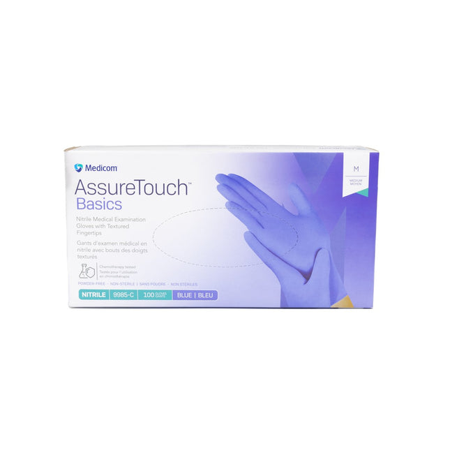 AssureTouch Basics Nitrile Gloves 100/Box