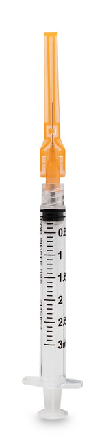 Myco Reli Safety Hypodermic Needle W/ Attached Syringe