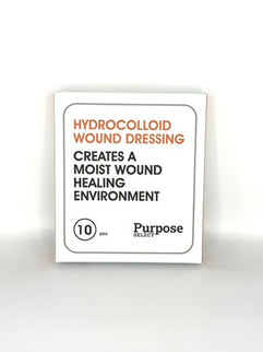 Purpose Select Hydrocolloid Wound Dressing, 10cm x 10cm, 10/Box (4" x 4")