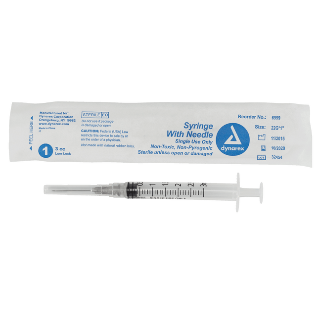Dynarex Syringe with Needle